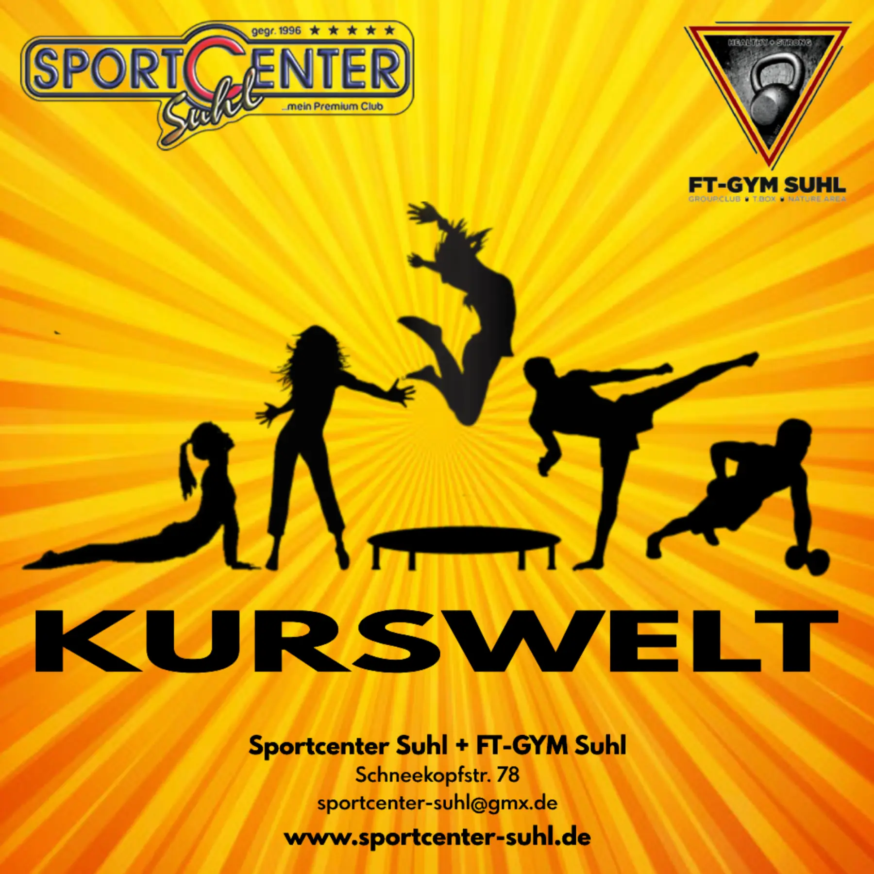 Sportcenter Suhl Rückenverstellung